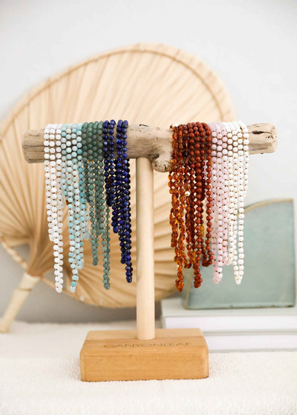 Pure Gemstone + Pearl || Anklet or Bracelet