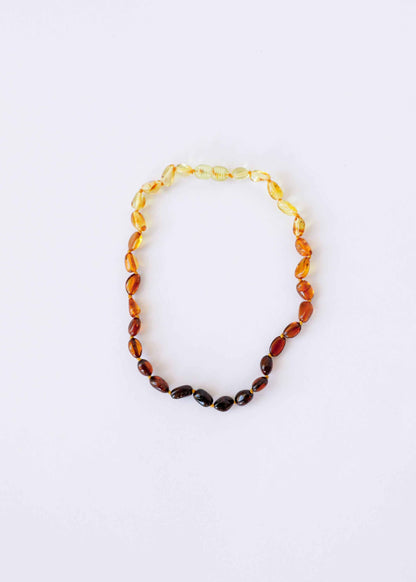 Polished Ombre Baltic Amber || Necklace