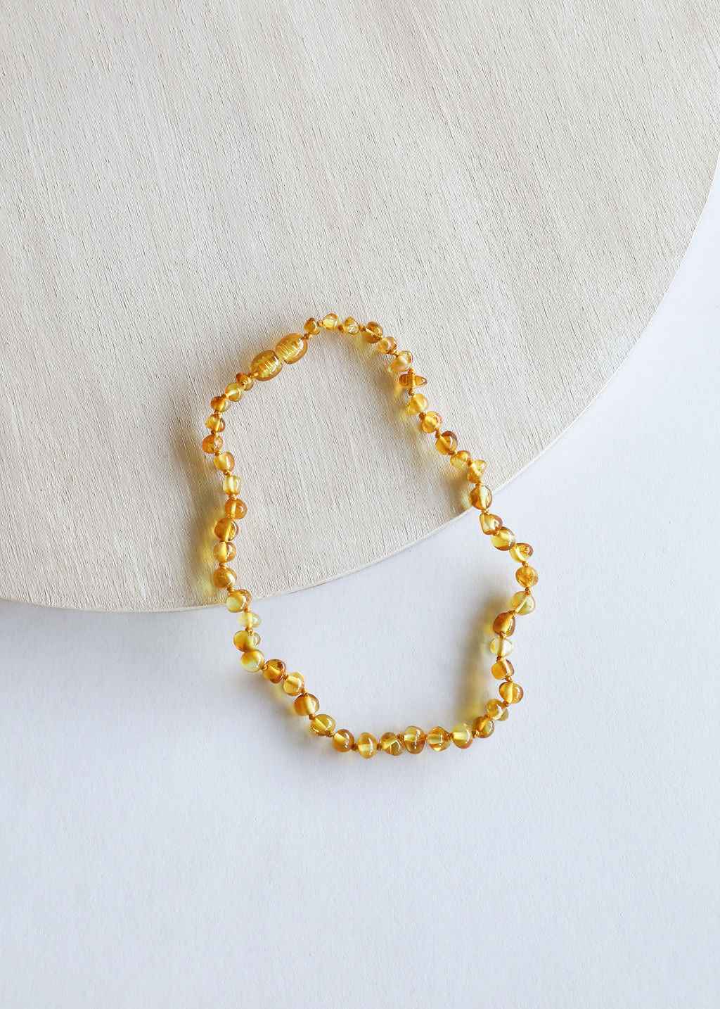 Polished Honey Baltic Amber || Necklace