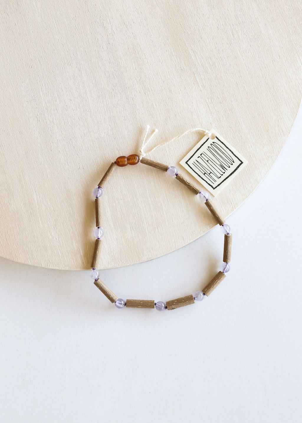 Hazelwood + Amethyst Necklace