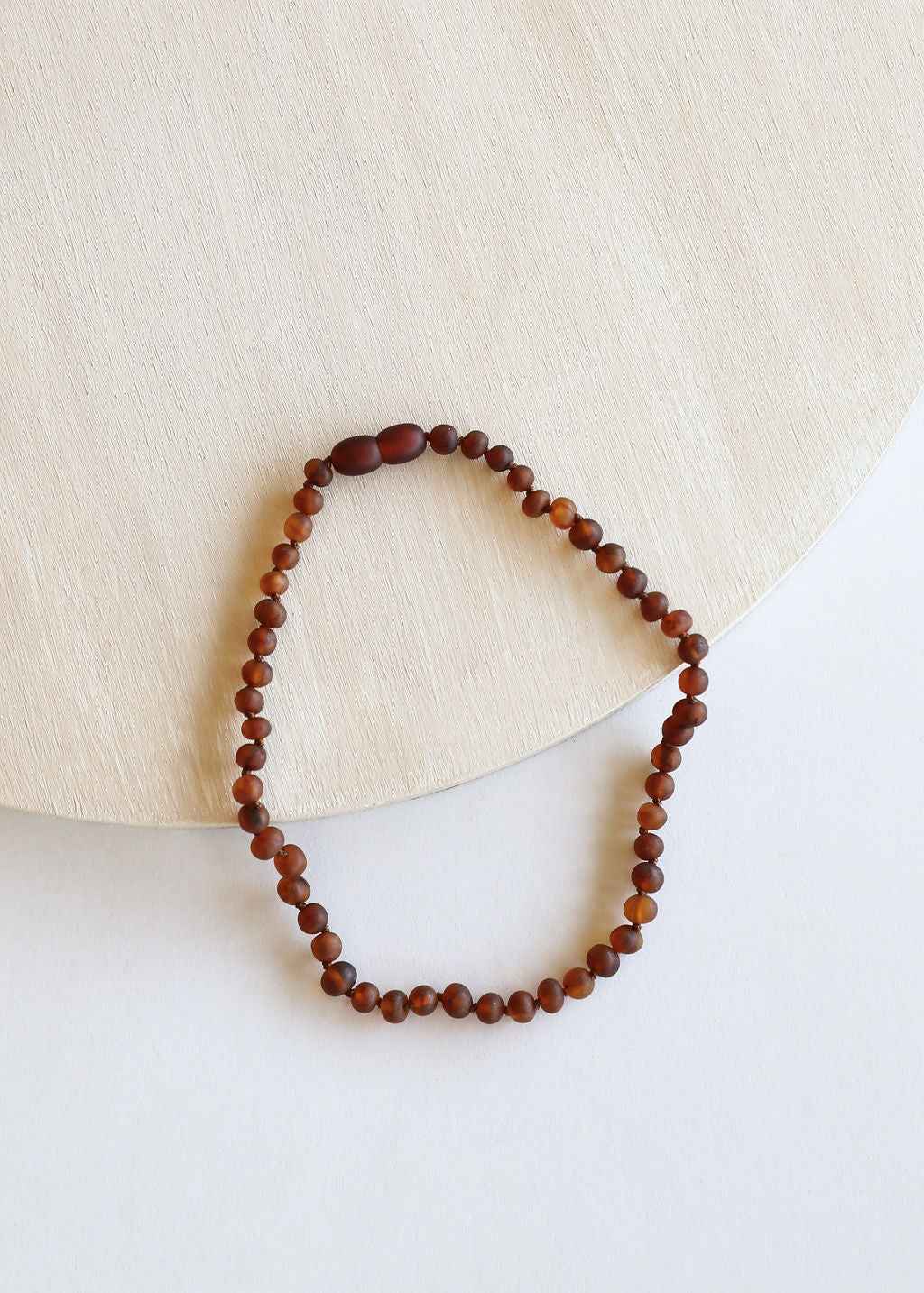 Raw Cognac Baltic Amber || Necklace