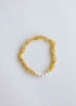 Raw Honey Baltic Amber + Pearl || Necklace