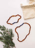 Raw Cognac Baltic Amber + Lapis || Necklace Set