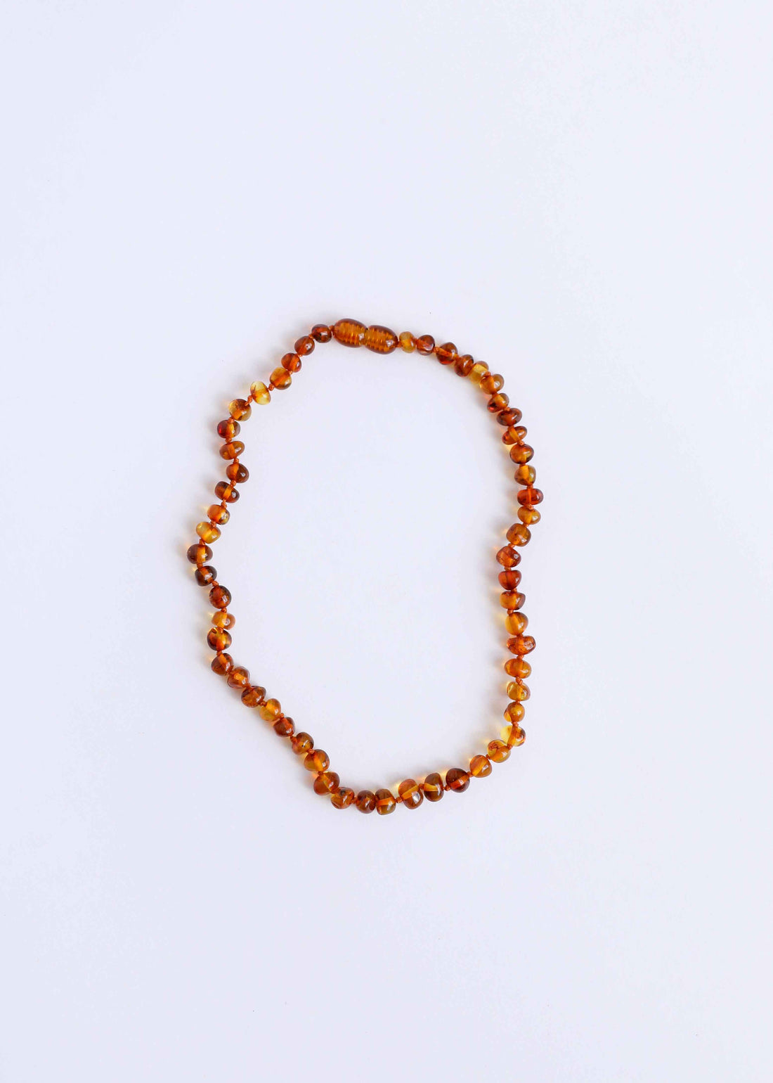 Polished Cognac Baltic Amber || Necklace