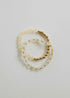 Citrine Gemstone + 14K Gold Filled Beaded Stretch Bracelet