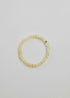 Dainty Citrine Gemstone + 14K Gold Filled || Beaded Stretch Bracelet