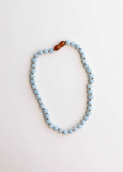 Pure Gemstone + Aquamarine || Necklace