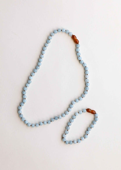Pure Gemstone + Aquamarine || Necklace