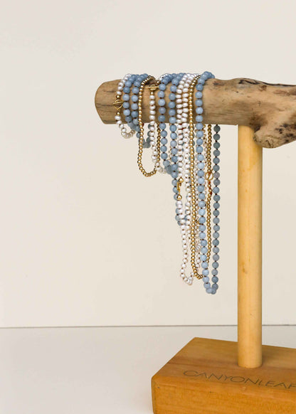 Pure Gemstone + Aquamarine || Necklace