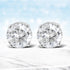 14K White Gold 5/8 Cttw Round Brilliant-Cut Lab Grown Diamond Classic 4-Prong Push back Stud Earrings (F-G Color, VS1-VS2 Clarity) by Bids.com