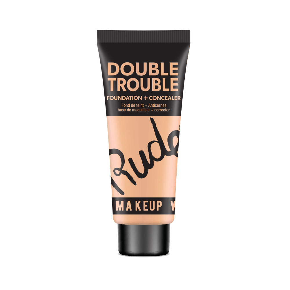 RUDE Double Trouble Foundation + Concealer - Cream 05 