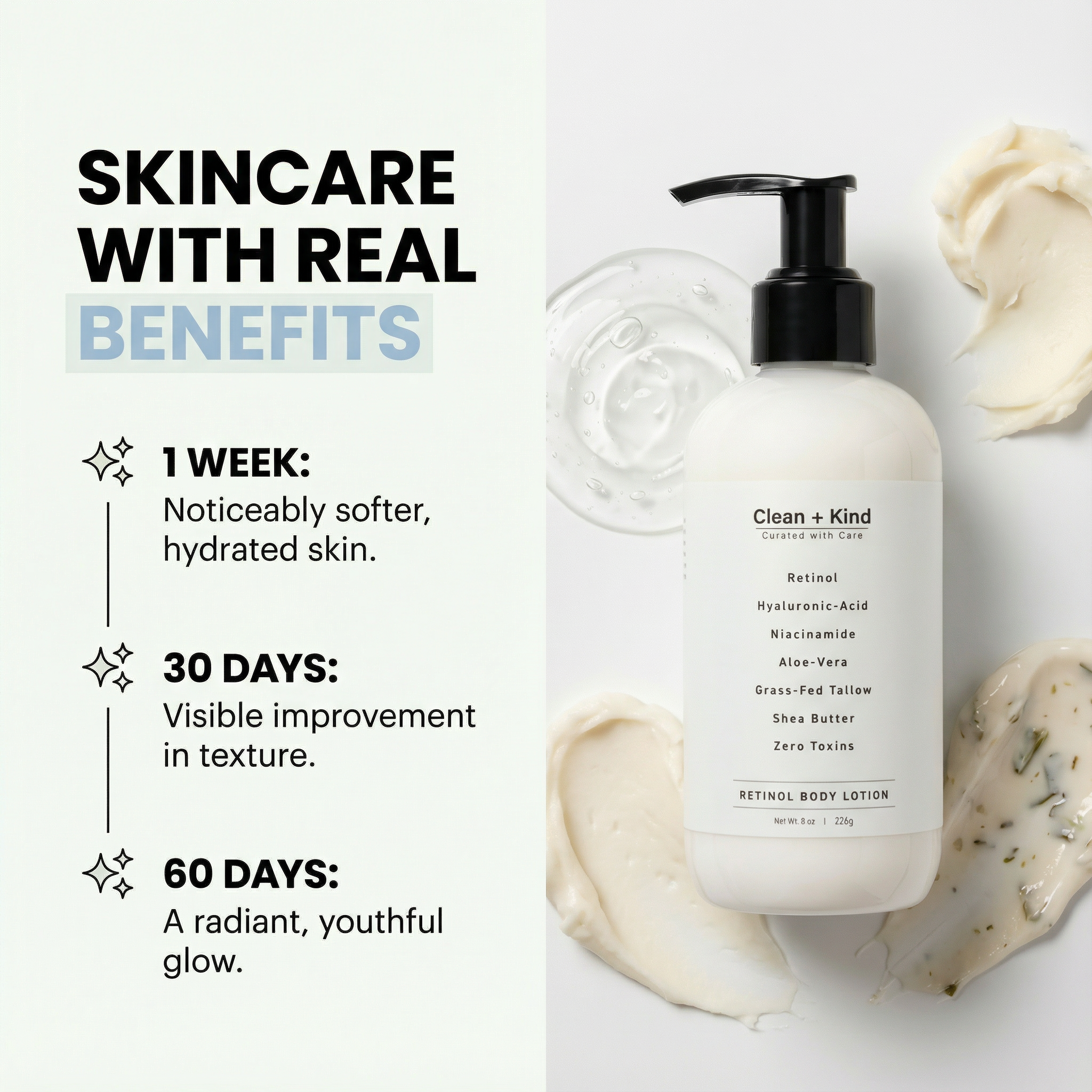 Retinol Lotion by Clean + Kind