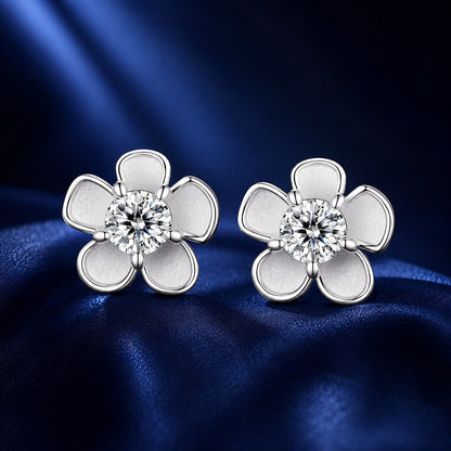 S925 Sterling Silver 3.00 Carat Moissanite Earrings for Women  DestGlow