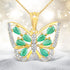 1.90 Carat Genuine Emerald and White Diamond .925 Sterling Silver Pendant by Bids.com