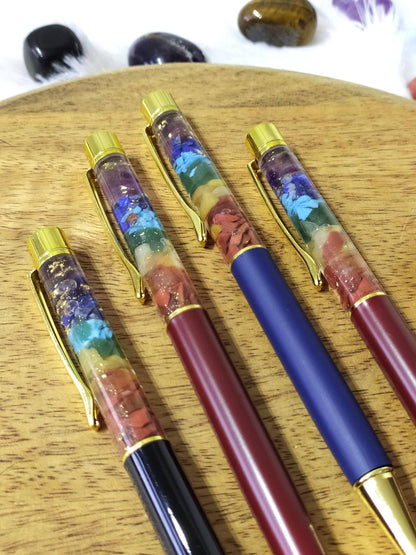 7Chakra Crystal Pen, Manifestation Pen, Healing Pen  DestGlow