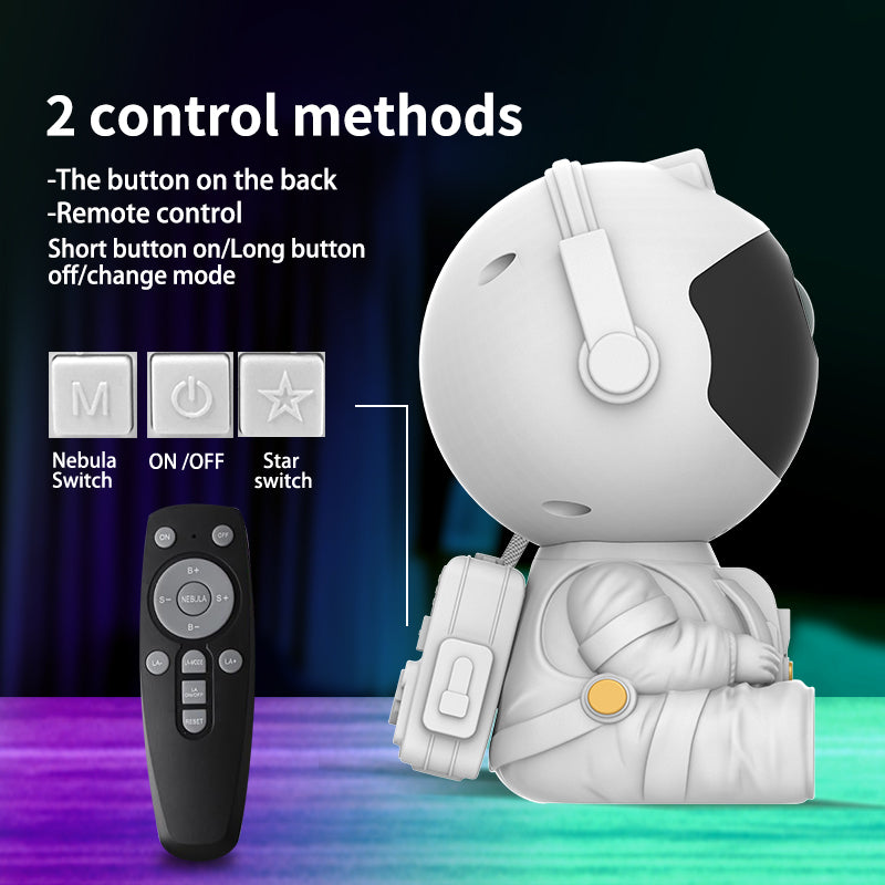 Astronaut Galaxy Projector, Star Projector Galaxy Light, Night Light for Kids, Nebula Ceiling LED Lamp, Room Decor, with  Remote, Gifts for Birthdays  DestGlow