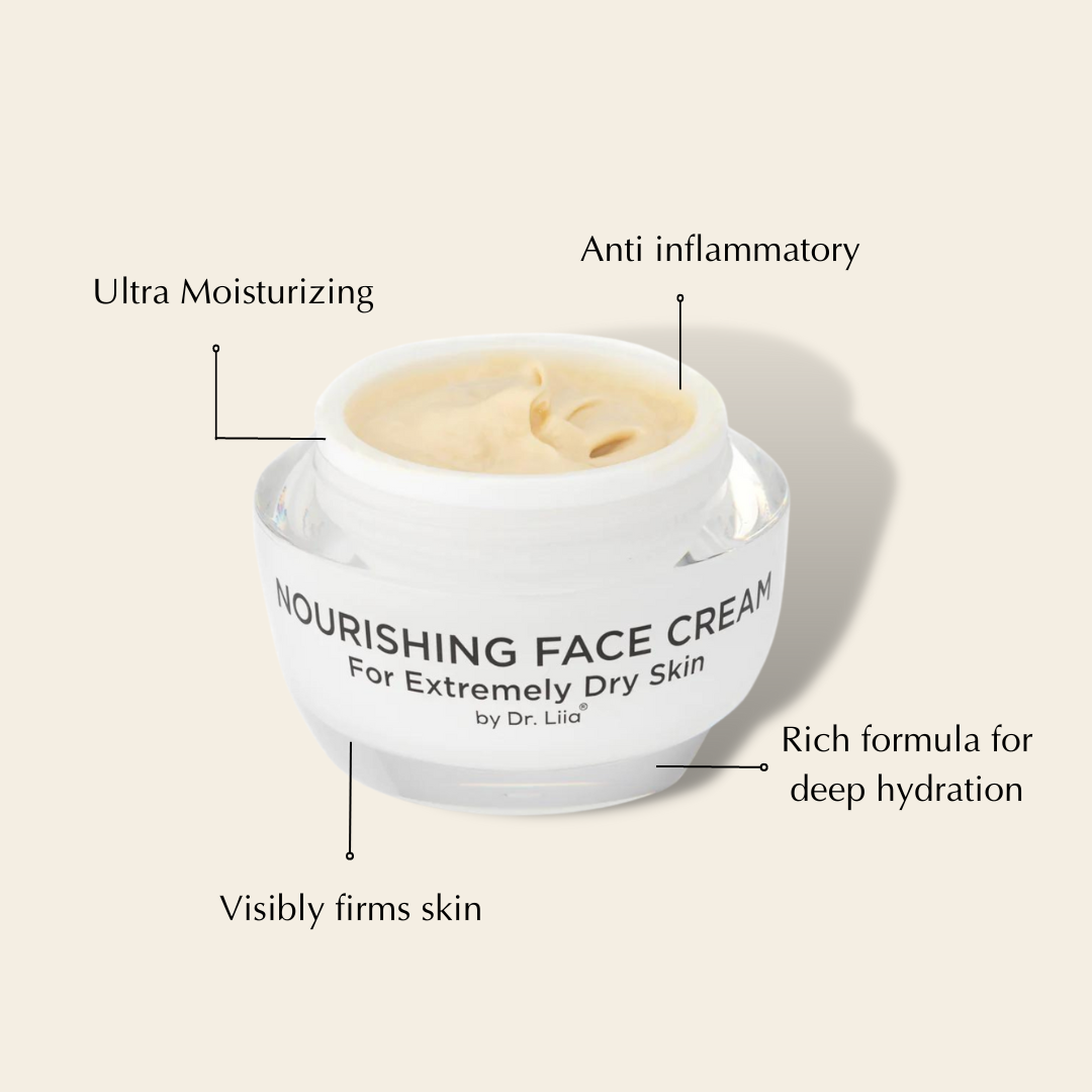 Super Nourishing Calming Face Cream for Extremely Dry &amp; Sensitive Skin – Vegan &amp; Hypoallergenic by EpiLynx