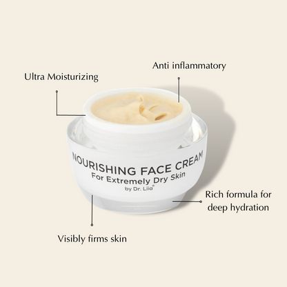 Super Nourishing Calming Face Cream for Extremely Dry &amp; Sensitive Skin – Vegan &amp; Hypoallergenic by EpiLynx