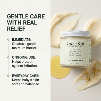 Gentle Baby &amp; Diaper Rash Cream by Clean + Kind