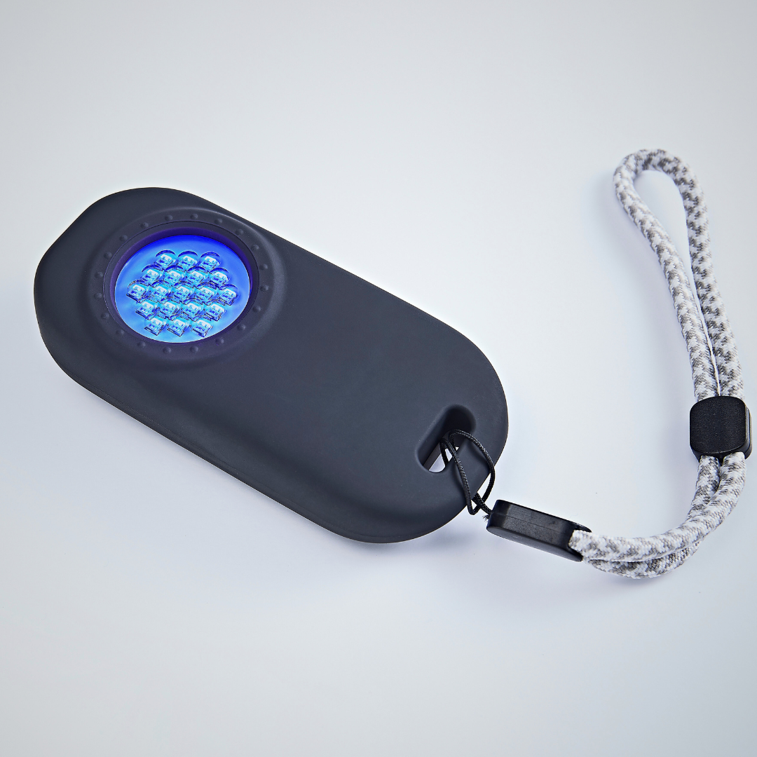 Eco Face proCLEAR LED Mask Jet Black - Red & Near Infrared Light Therapy for Anti-Aging - DestGlow