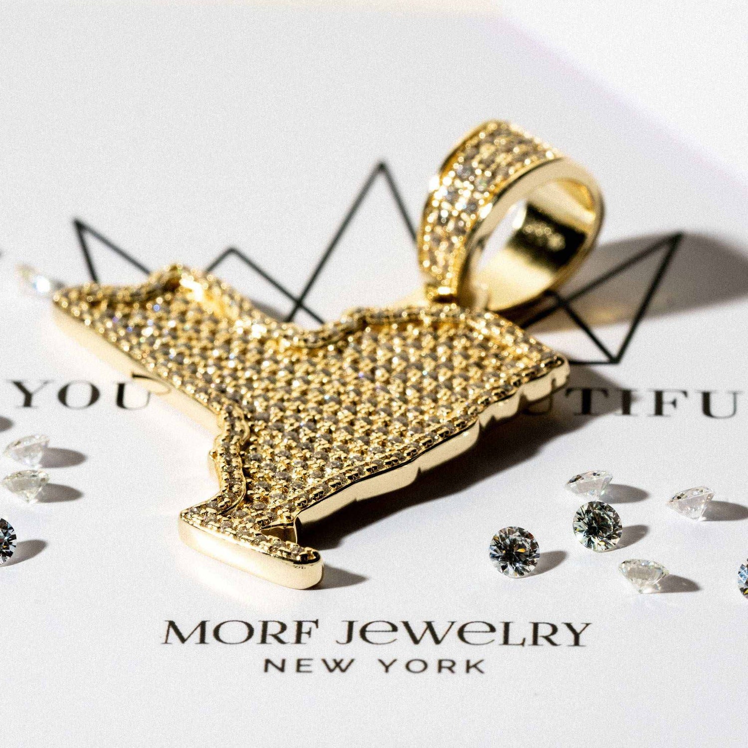 New York Pendant 925 Sterling Silver