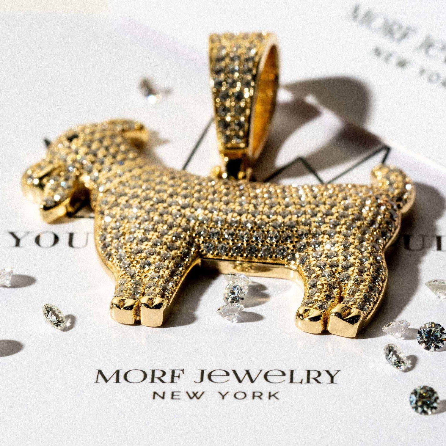 Iced GOAT Pendant 925 Sterling Silver - DestGlow