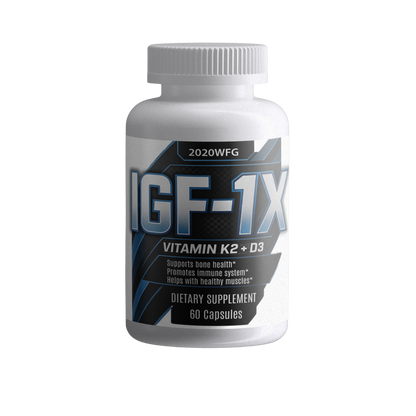 IGF‑1X: Bone-Density Dominator | D3 + K2 Formula for Strength, Immunity &amp; Muscle Integrity