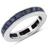 3.12 Carat Genuine Blue Sapphire .925 Sterling Silver Ring by Bids.com