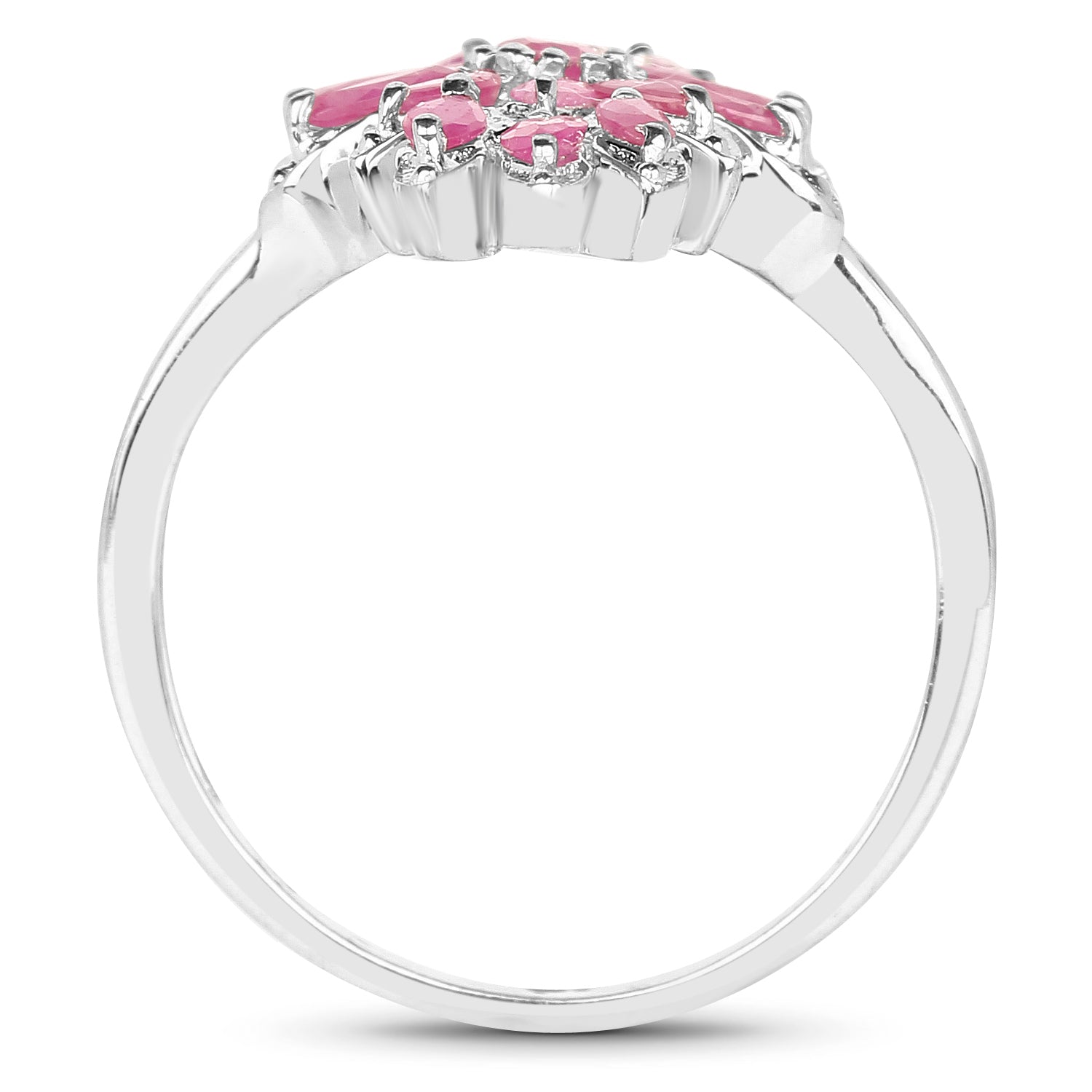 2.04 Carat Genuine Ruby .925 Sterling Silver Ring by Bids.com