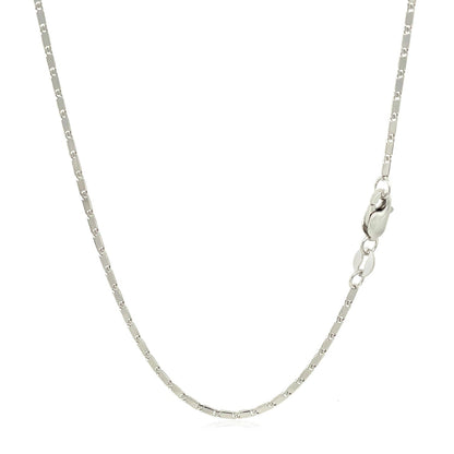 14k White Gold Lumina Pendant Chain 1.0mm by Bids.com
