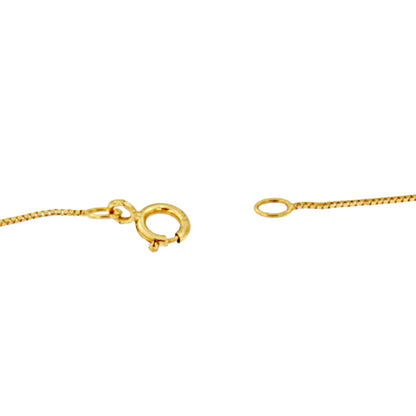 14K Yellow Gold 1 1/4 cttw Princess and Baguette Cut Geometric Inspired Diamond Pendant Necklace (H-I, VS1-VS2) by Bids.com
