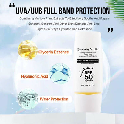 SPF 50 Mineral Moisturizer – Hydrating, Vegan &amp; Sensitive-Skin Friendly by EpiLynx