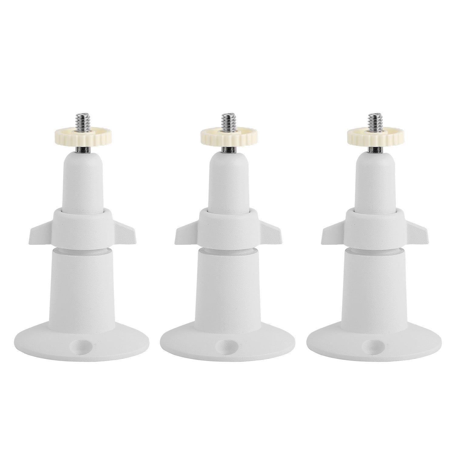 3 Packs Security Camera Wall Mount for Arlo 360°Adjustable Camera Holder Garden Patio Screw Mount Universal Fit for 1/4" Imperial Standard Screw Inter
