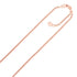 14k Rose Gold Adjustable Popcorn Chain 1.3mm by Bids.com