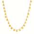 Choker Necklace with Polished Discs in 14k Yellow Gold by Bids.com