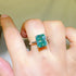 2 Carat 925 Sterling Silver Sparkala™ Rectangle Shape Ring by Sparkala