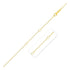 Adjustable Cable Chain in 14k Yellow Gold (1.0mm)  DestGlow