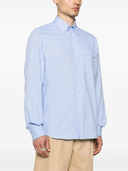 Valentino Garavani Men `Vlogo Signature` Long Sleeve Oxford Shirt by Luosophy
