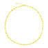 14k Yellow Gold Necklace with Polished Circles  DestGlow