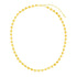 14k Yellow Gold Mirrored Heart Chain Necklace by Bids.com