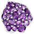 5.44 Carat Genuine Amethyst .925 Sterling Silver Ring by Bids.com
