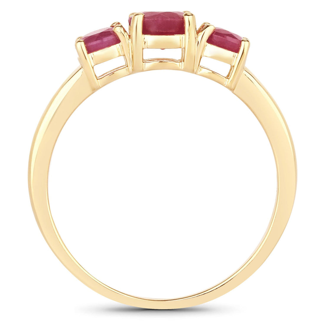 1.15 Carat Genuine Ruby 14K Yellow Gold Ring by Bids.com