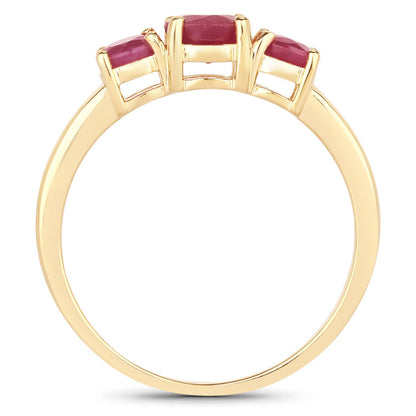 1.15 Carat Genuine Ruby 14K Yellow Gold Ring by Bids.com