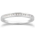 14k White Gold Channel Set Princess Diamond Wedding Ring Band by Bids.com