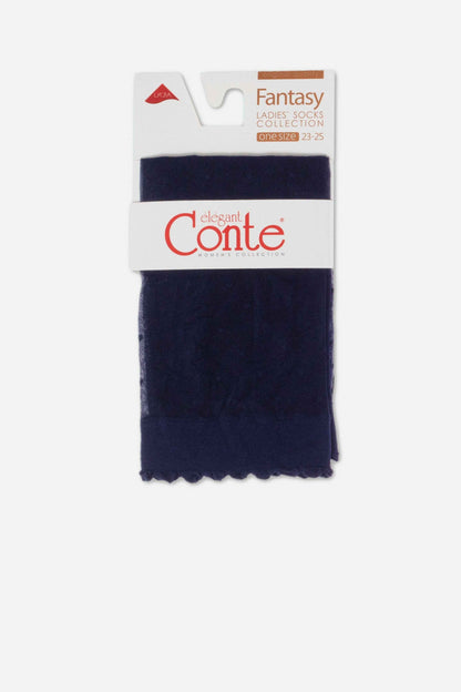 Socks Conte Fantasy - Polka Dot With a Cuff