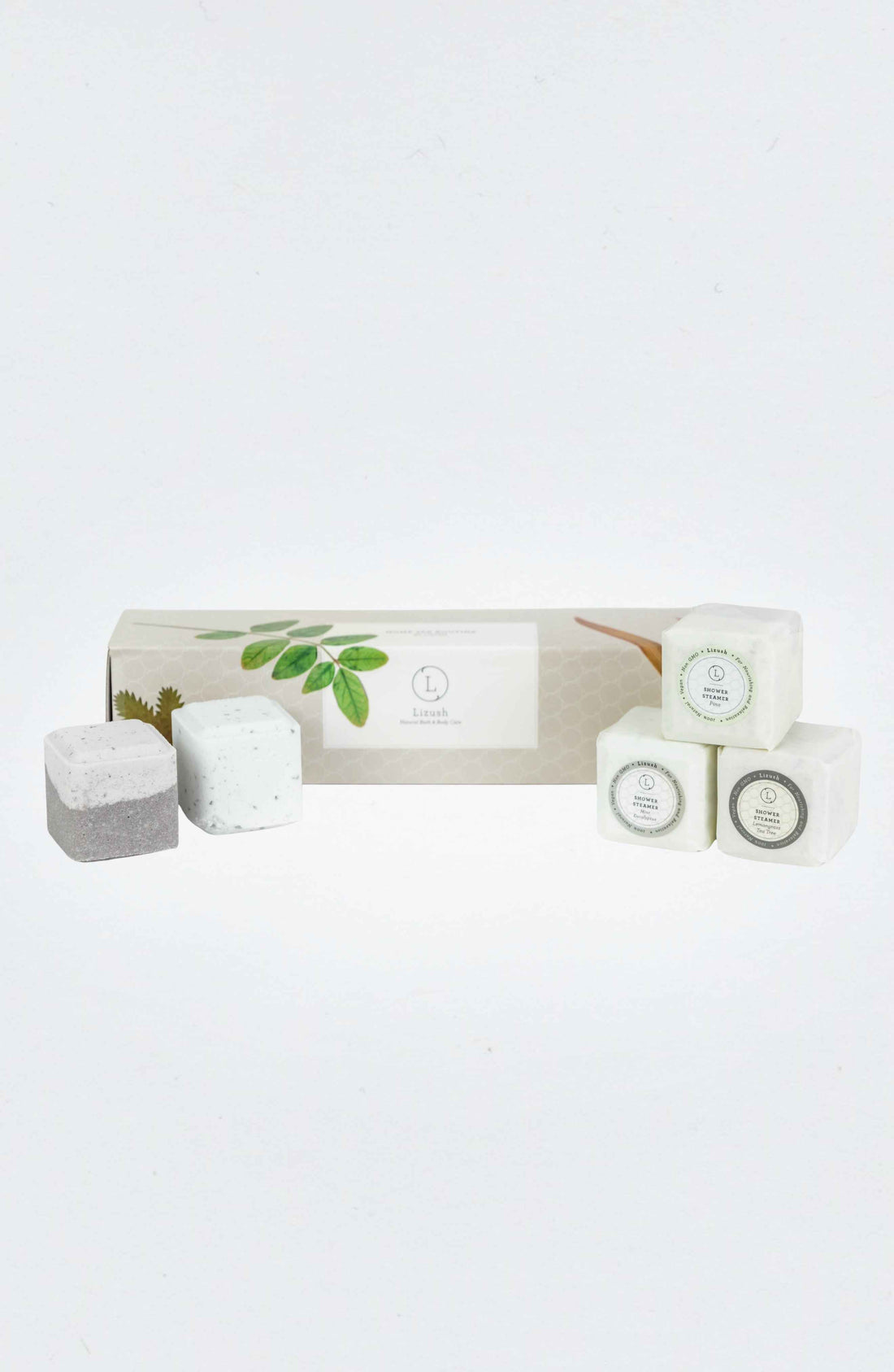 Earthy Shower Steamer, Refreshing Gift Box for Men and Women, Set of 5 Shower Steamers