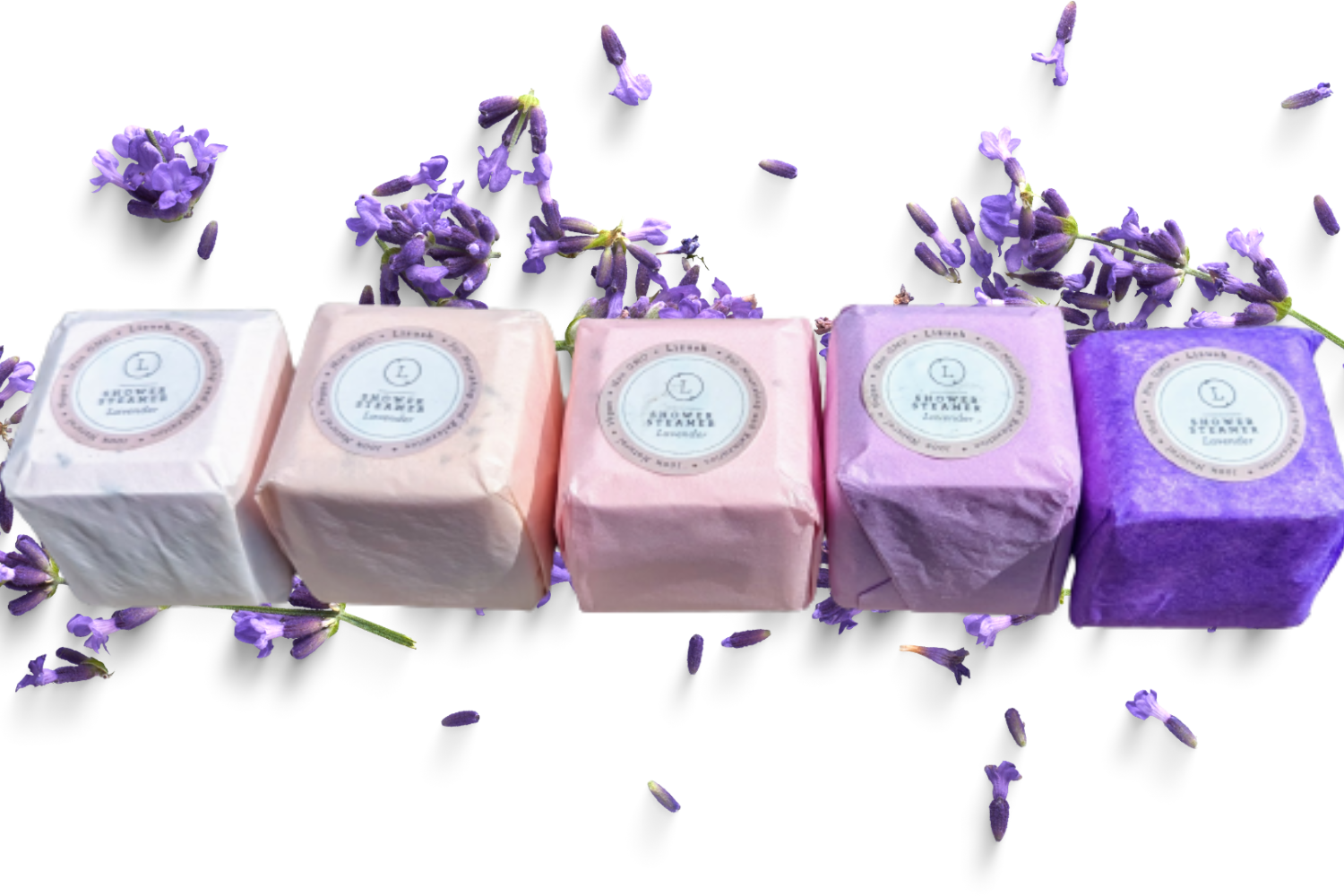 Bulk - 100 Natural Vegan Mix scents shower steamers