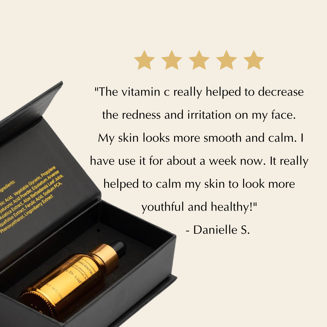 Brightening Vitamin C Glow Serum for Sensitive &amp; Dry Skin – Vegan, Gluten-Free, Anti-Aging, Fragrance-Free by EpiLynx
