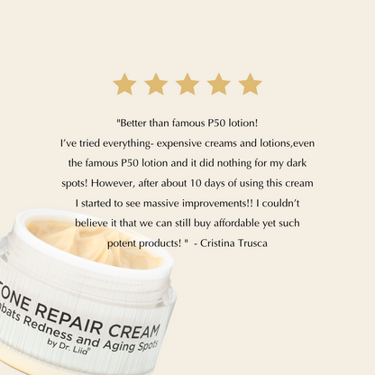 Brightening Vitamin C &amp; Tone Repair Cream Set – Vegan, Gluten-Free Dark Spot &amp; Hyperpigmentation Duo by EpiLynx