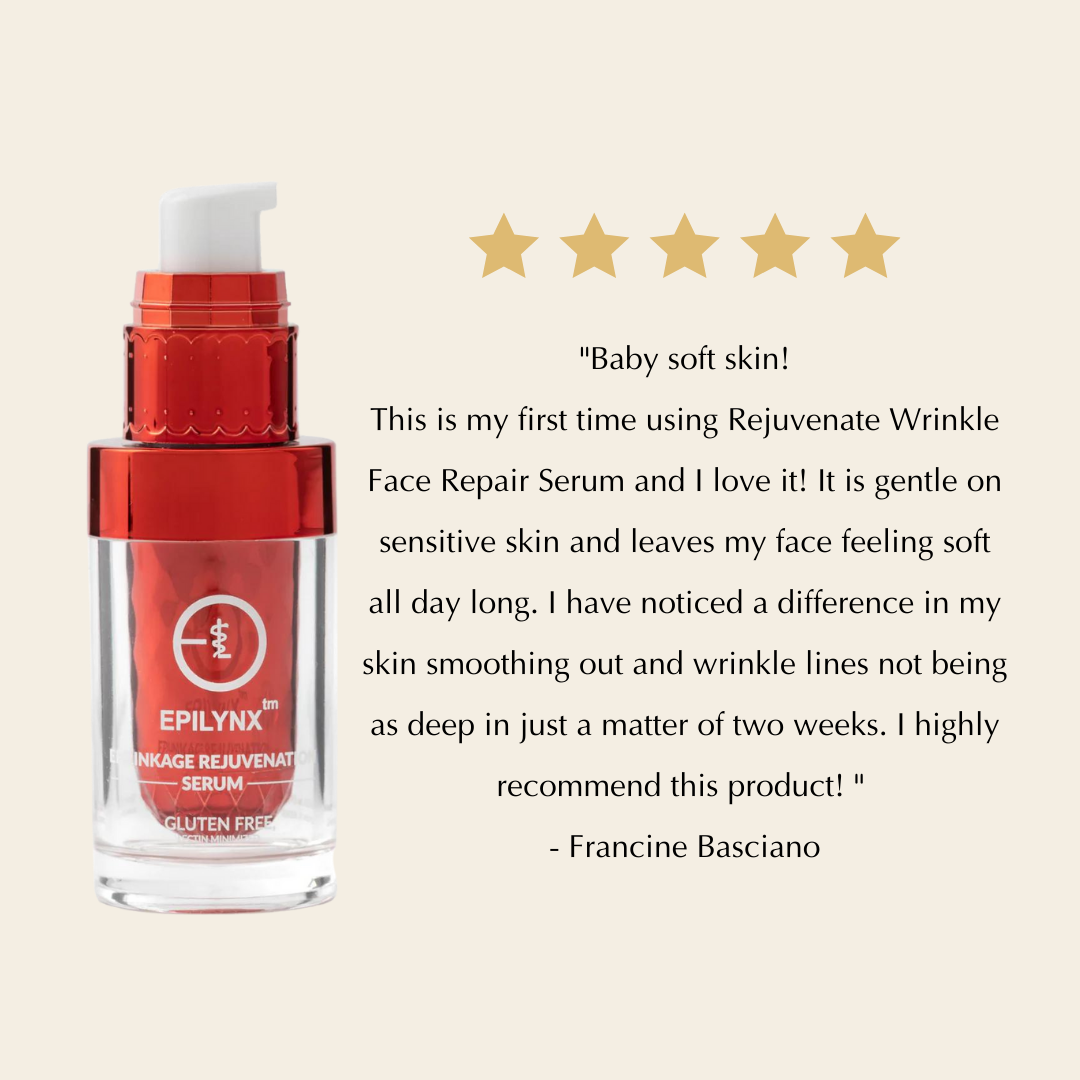 Enriching Ageless Rejuvenate Face Serum – Hydrating, Firming &amp; Vegan (Gluten-Free, Mature Skin Friendly) by EpiLynx